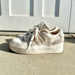 Adidas Women's Forum Platform White & Cream Sneakers